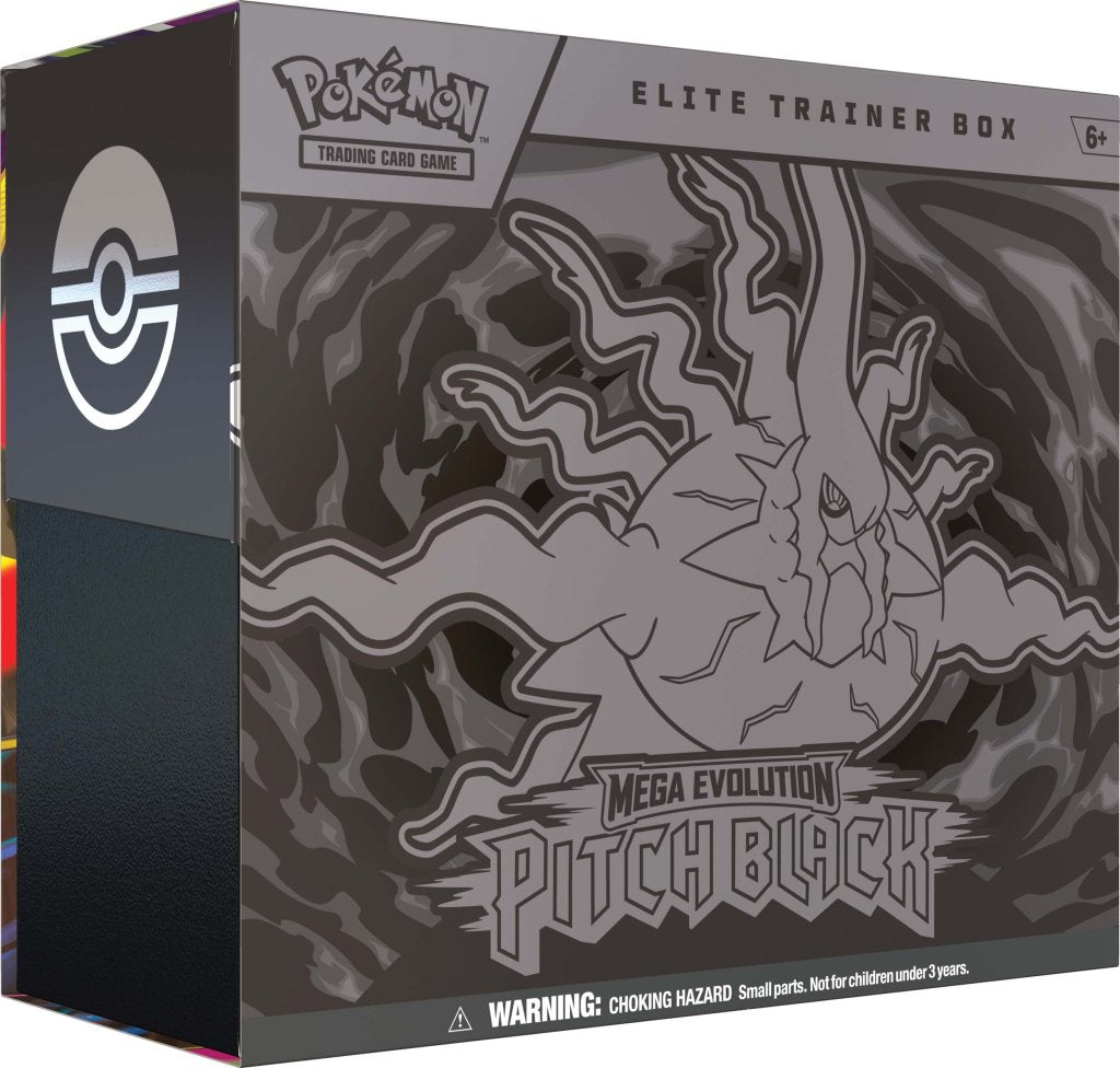 PREORDER LIMIT 1: Pokémon TCG: Mega Evolution— Pitch Black Elite Trainer Box