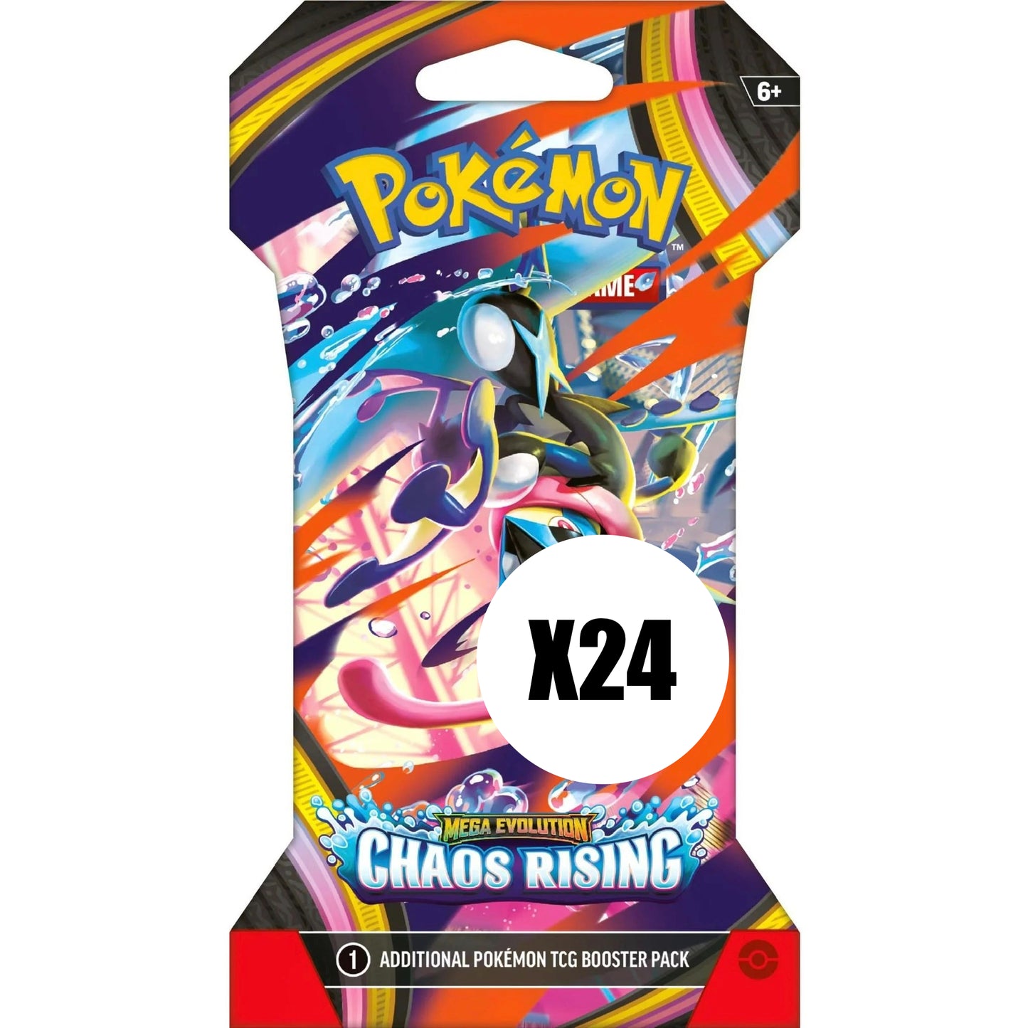 Chaos Rising Sleeved Booster Pack Box of 24 - ME04
