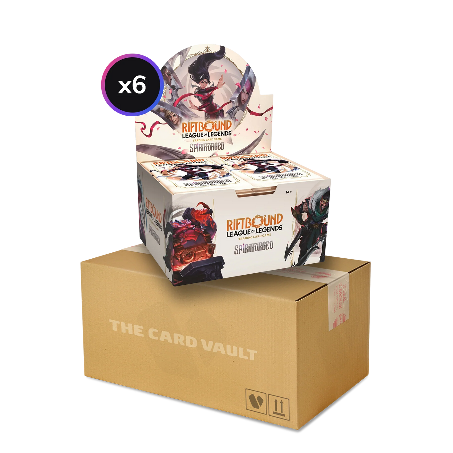Riftbound: League of Legends TCG - Spiritforged - Booster Case (6x Booster Boxes)