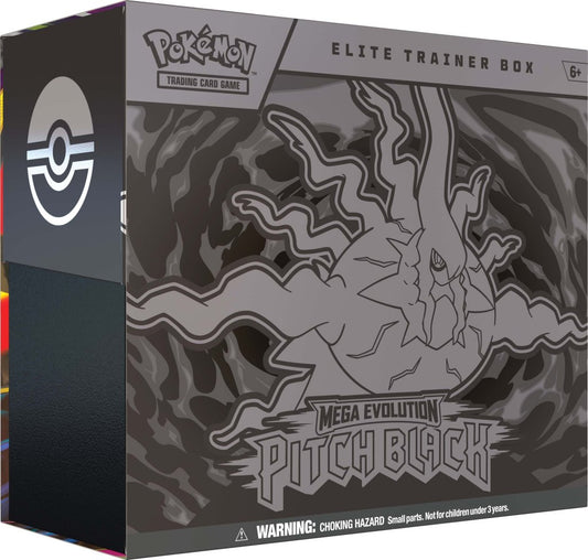 PREORDER LIMIT 1: Pokémon TCG: Mega Evolution— Pitch Black Elite Trainer Box