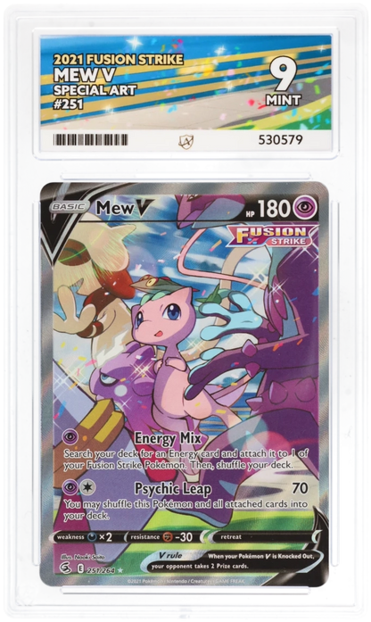 2021 FUSION STRIKE MEW V SPECIAL ART #251 ACE MINT 9