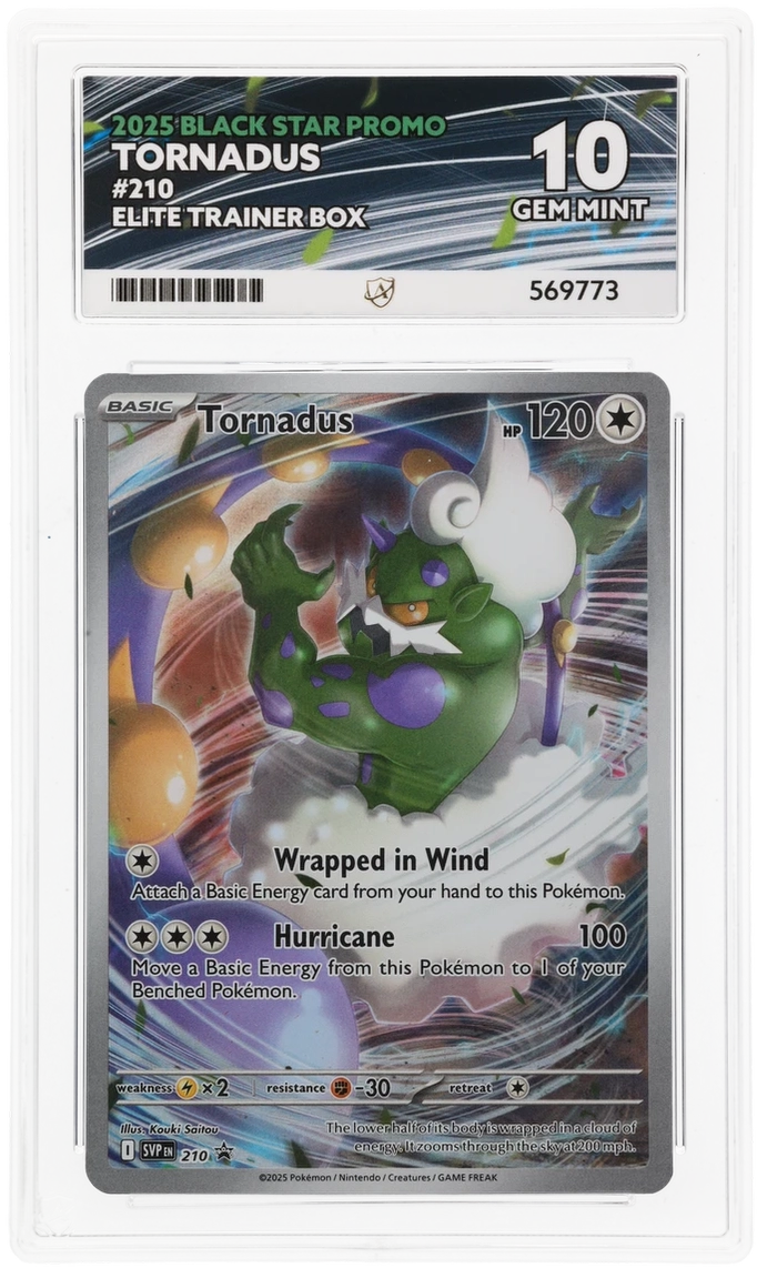 2025 BLACK STAR PROMO TORNADUS #210 ACE GEM MINT 10