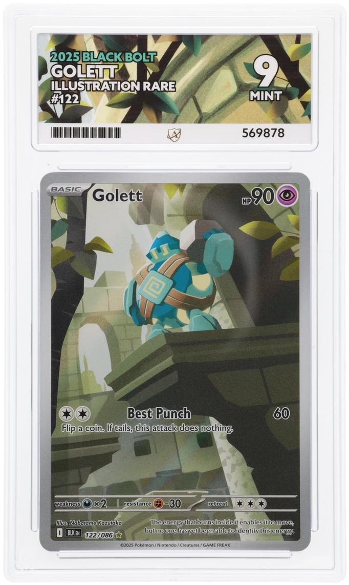 2025 BLACK BOLT GOLETT ILLUSTRATION RARE #122 ACE MINT 9