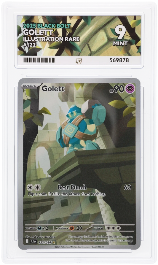 2025 BLACK BOLT GOLETT ILLUSTRATION RARE #122 ACE MINT 9