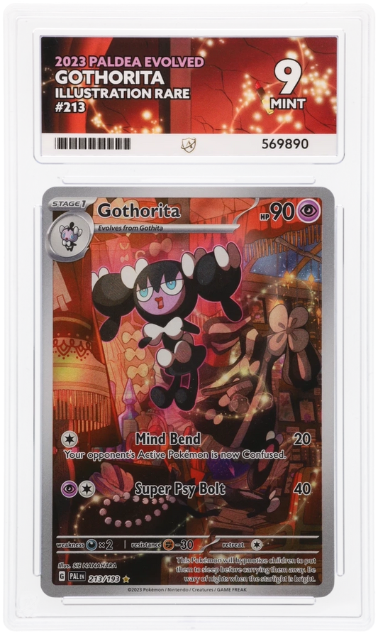 2023 PALDEA EVOLVED GOTHORITA ILLUSTRATION RARE #213 ACE MINT 9