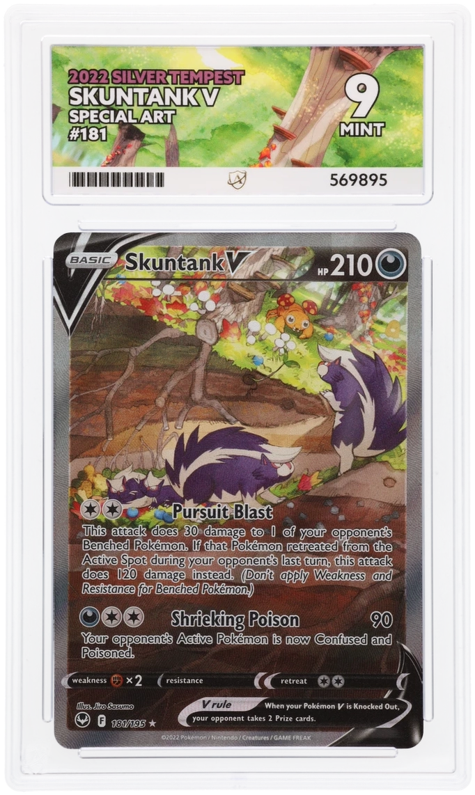 2022 SILVER TEMPEST SKUNTANK V SPECIAL ART #181 ACE MINT 9