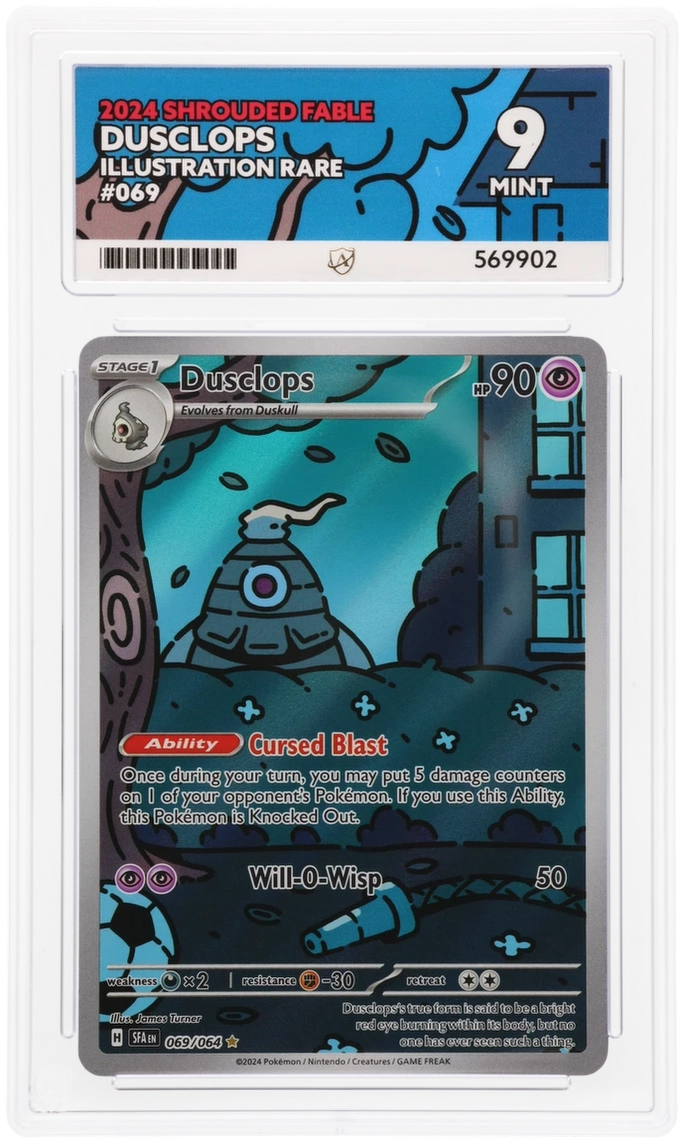 2024 SHROUDED FABLE DUSCLOPS ILLUSTRATION RARE #069 ACE MINT 9