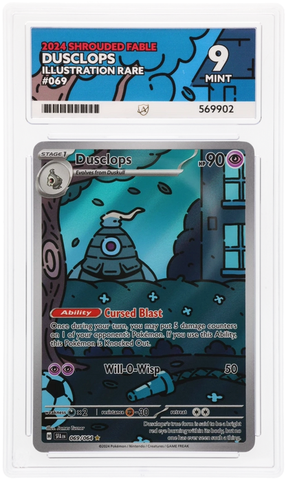 2024 SHROUDED FABLE DUSCLOPS ILLUSTRATION RARE #069 ACE MINT 9