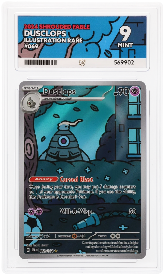 2024 SHROUDED FABLE DUSCLOPS ILLUSTRATION RARE #069 ACE MINT 9