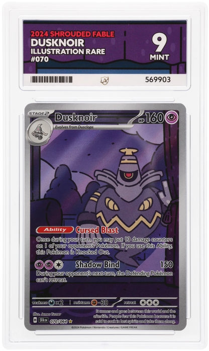 2024 SHROUDED FABLE DUSKNOIR ILLUSTRATION RARE #070 ACE MINT 9