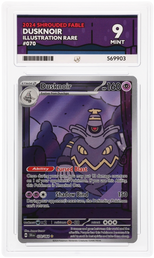 2024 SHROUDED FABLE DUSKNOIR ILLUSTRATION RARE #070 ACE MINT 9