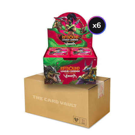 Preorder: Riftbound: League of Legends TCG - Vendetta - Display Case (6x Booster Boxes)