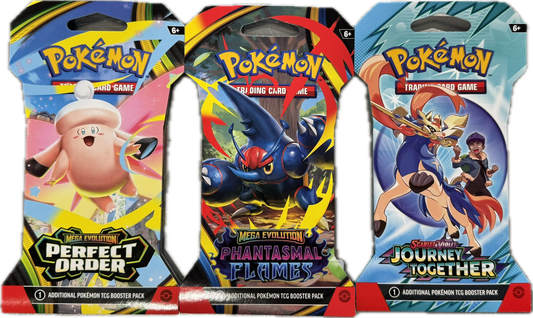 Pokemon Sleeved Booster x3 Bundle