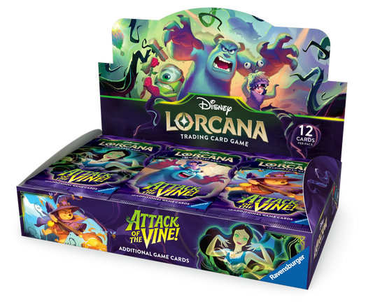 PREORDER: Disney Lorcana TCG: Attack of the Vine Booster Box - S13
