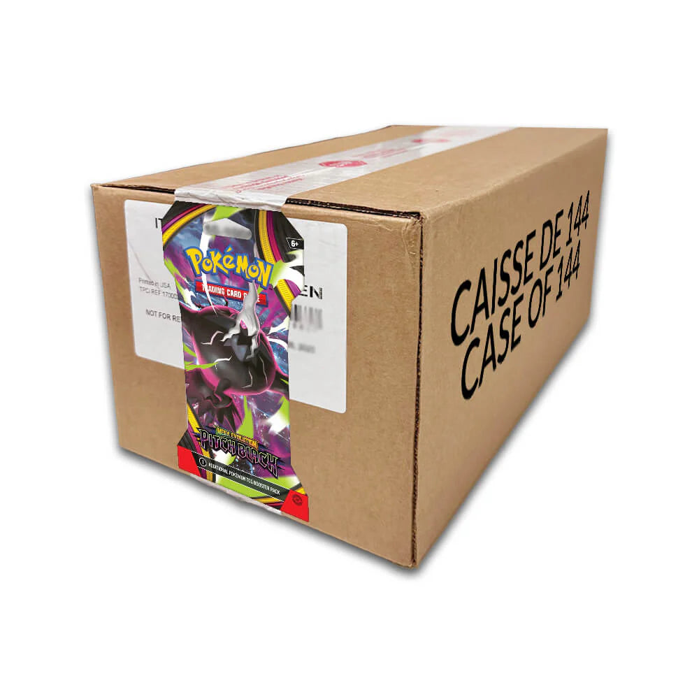PREORDER - Delayed Release: Pokémon TCG: Mega Evolution - Pitch Black (Case) Sleeved Booster Pack