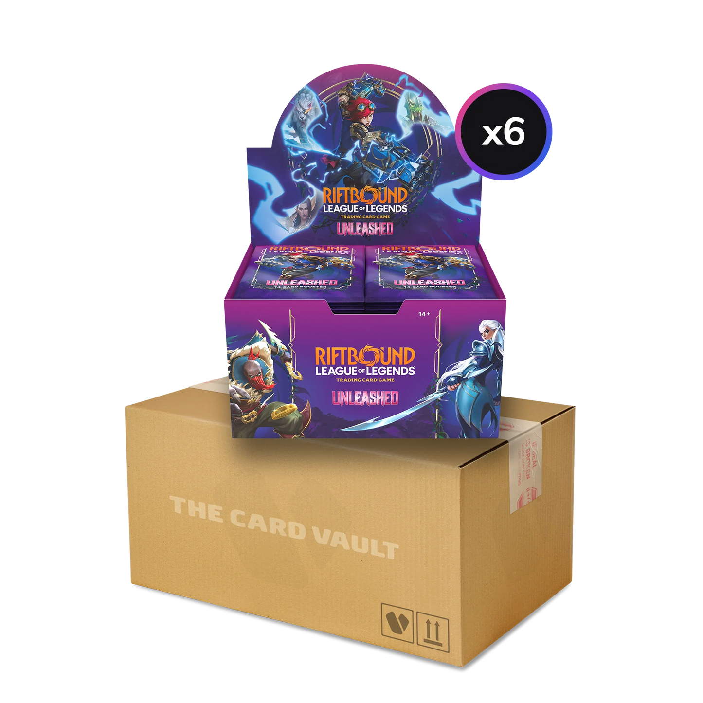 Riftbound: League of Legends TCG - Unleashed - Display Case (6x Booster Boxes)