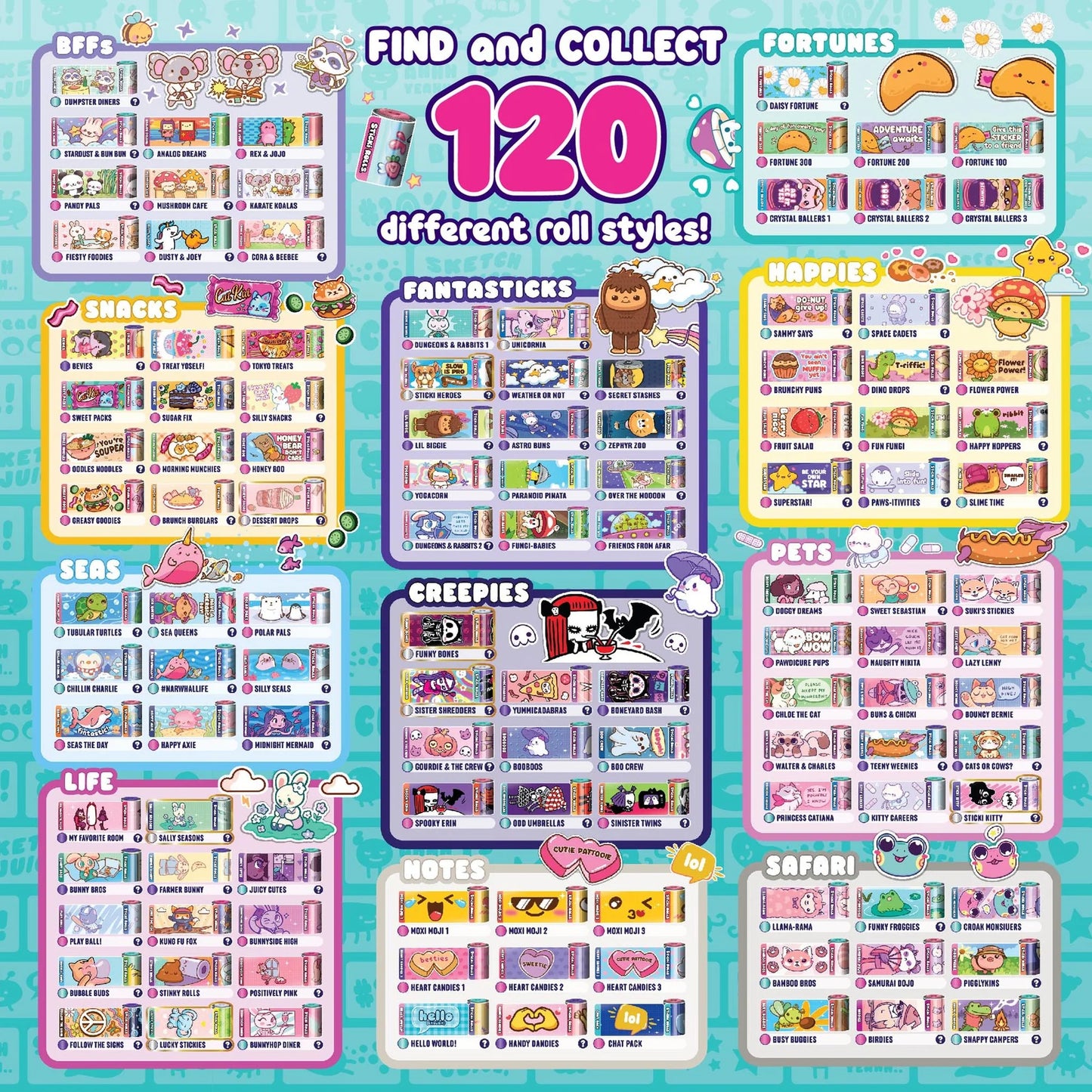Sticki Rolls Sticki Bands Single Pack
