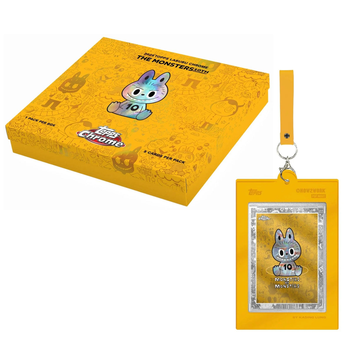 REDUCED - Topps Labubu Chrome 10th Anniversary 2025